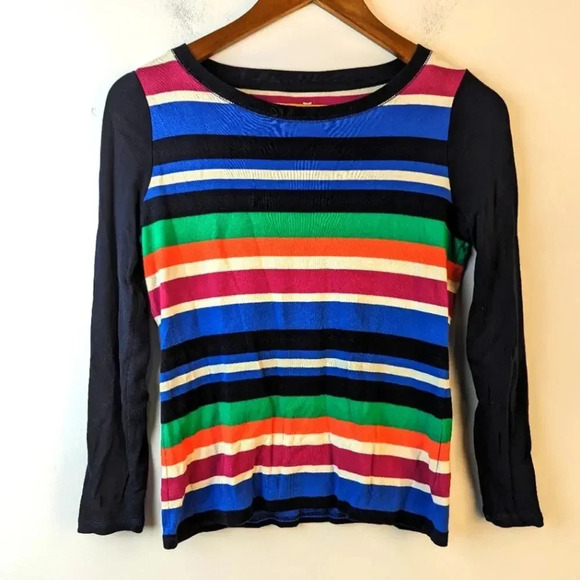 Talbots Striped Tee Shirt / Small Petite - Picture 2 of 6